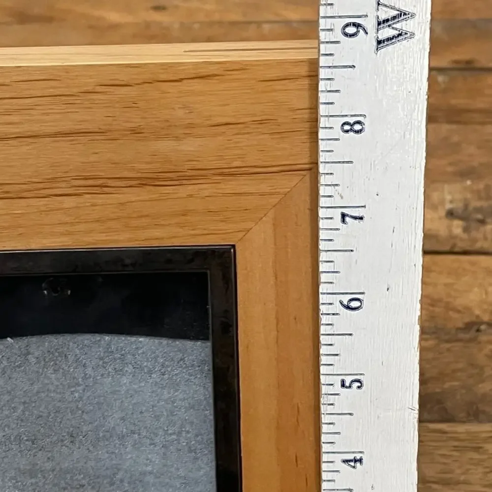 Natural Wooden Square Picture Frame 4x4